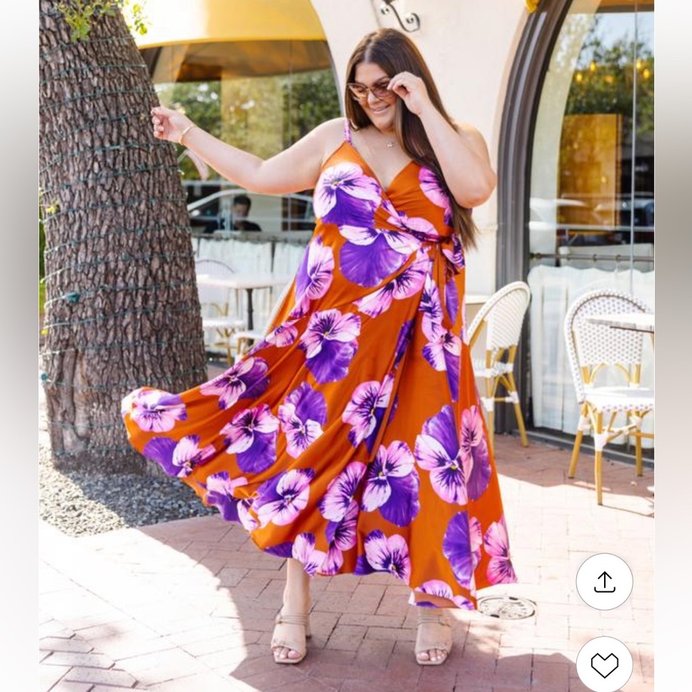 Hutch Floral Wrap Maxi Dress